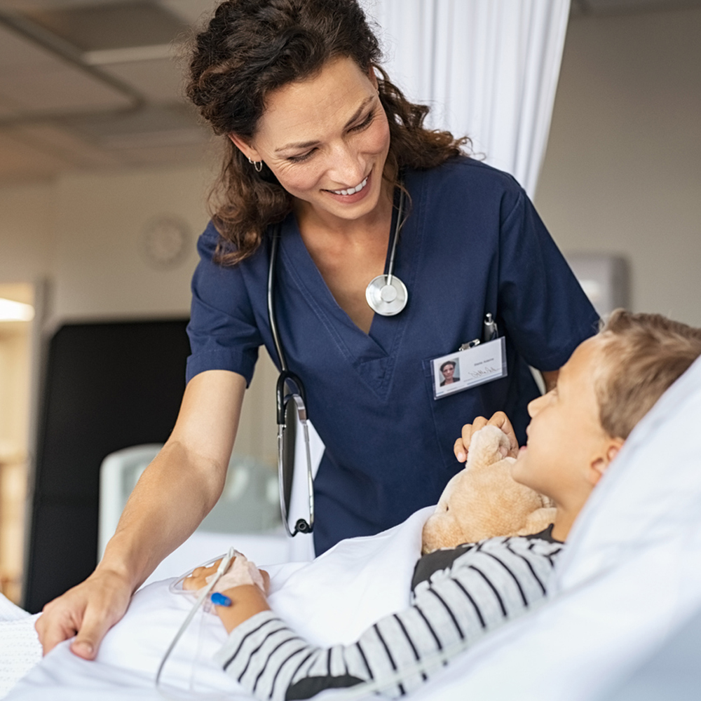 Nurse Drawing Blood from Patient